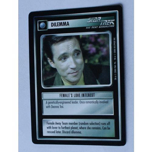 Star Trek CCG: Reflections # Female's Love Interest (A) 2000 decipher