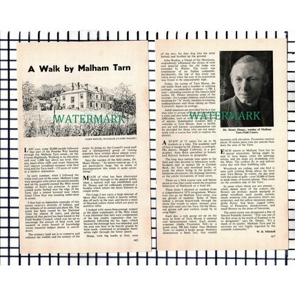 (7549) Malham Tarn House Dr Henry Disney - 1976 Small Article