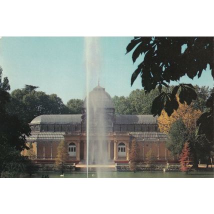 Madrid Palacio de Cristal del Retiro Spain Postcard unused VGC