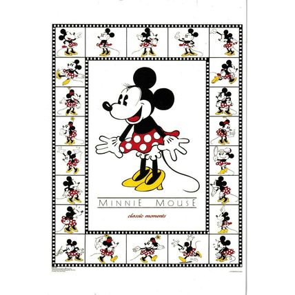 Minnie Mouse classic moments Postcard posted 2000 VGC