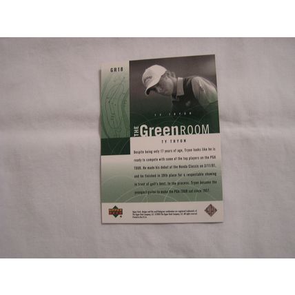 Ty Tryon 2002 Upper Deck GREENROOM NO.GR18