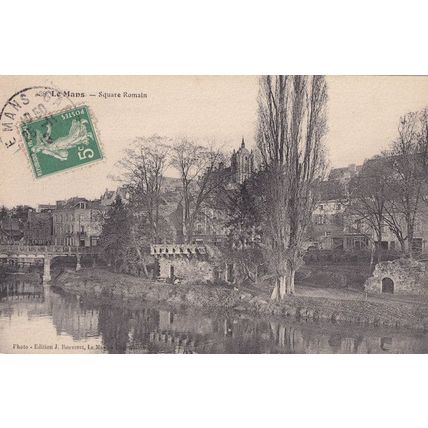 Le Mans Roman Romain Square Antique French Postcard