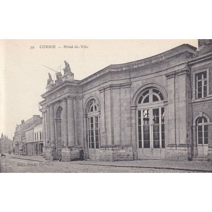 Corbie L'Hotel de Ville Old Hauts De France French Postcard