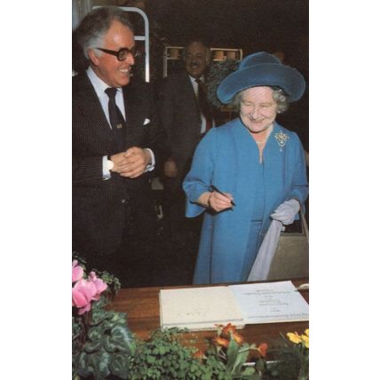 Queen Mother Opens Mencap 1982 Royal Family Postcard