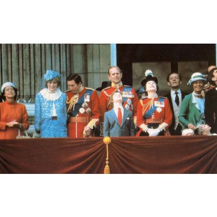 Buckingham Palace After Trooping The Colour Ceremony 1982 Postcard