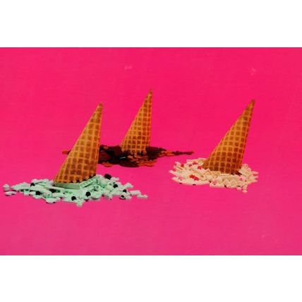 Melted Disaster Cornetto Ice Cream Cornets Lego Childrens Toy Display Postcard
