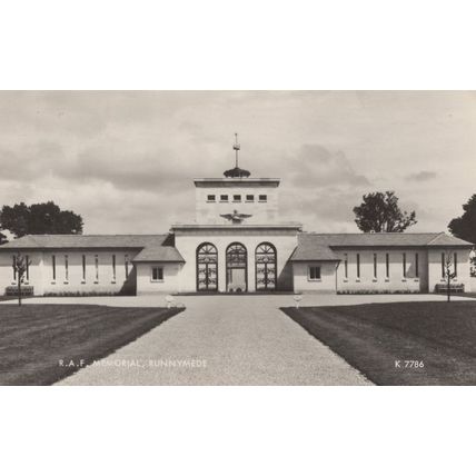 RAF Military Memorial Sunnymede Oxford Real Photo Postcard