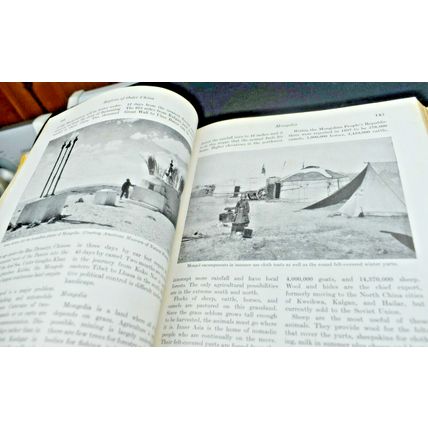 Vintage 1st Edition Book 1944 Asia's Lands and Peoples by George Cressey HC