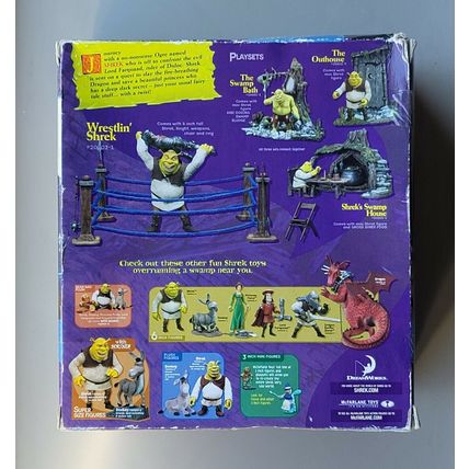 wwe wwf ljn classic superstars 6" shrek wrestling showdown figure