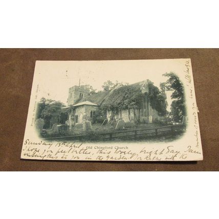Early Fr Postcard - Old Chingford Church - Waltham Forest / Essex