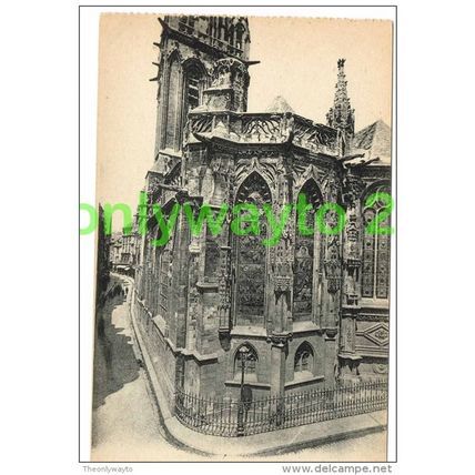 CAEN, L´EGLISE SAINT SAUVEUR, CALVADOS, FRANCE, Postcard, 1910/20s?
