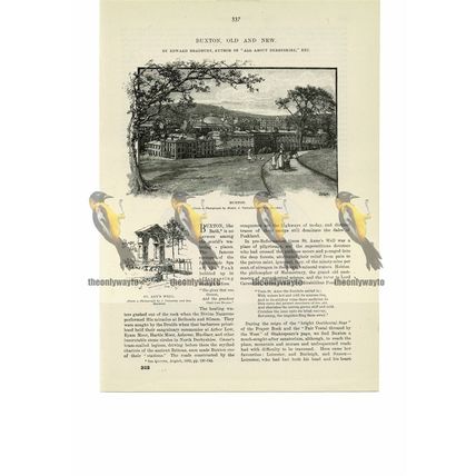Buxton, Derbyshire, Book Illustration (Print), 1893