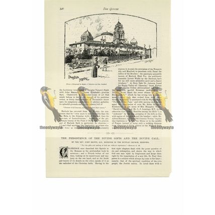Devonshire Hospital, Book Illustration (Print), 1893