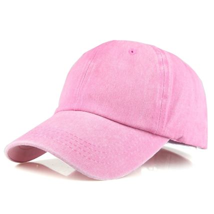 Unisex Cap Plain Color Washed Baseball Cap Casual Adjustable Outdoor Trucker