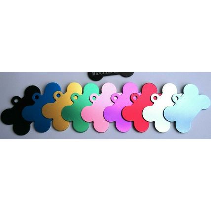 DOG WALKING DOGGY DAY CARE TAGS WITH YOUR LOGO & DETAILS ON BACK