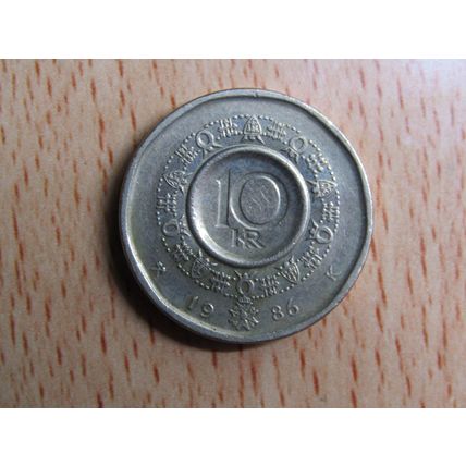 Norway 1986 10 Krone Coin