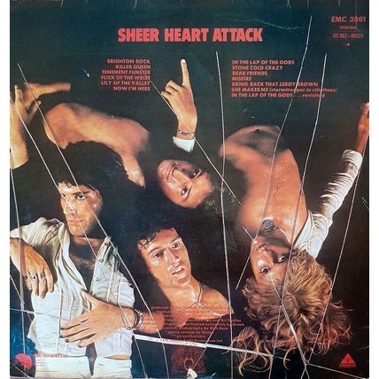 Queen : Sheer Herat Attack (1974) Vinyl L.P.