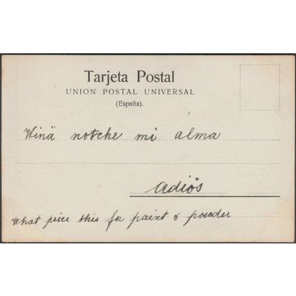 Salud Martinez, c.1900-05 - DJM Photo Tarjeta Postal