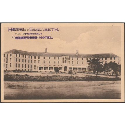 Hotel Elizabeth, Port Elizabeth, Cape Province, c.1920 - Postcard