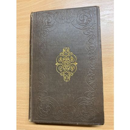 c1853 "COMPANION FOR LEISURE HOURS" ILLUSTRATED POETRY ANTIQUE BOOK (P3)