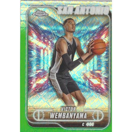 2025 TOPPS STADIUM CLUB VICTOR WEMBENYANA EMERALD REFRACTOR #193