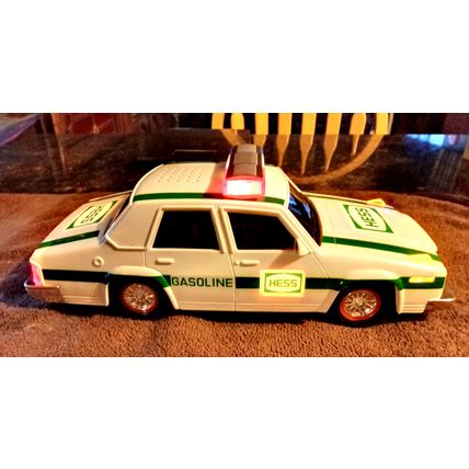 Hess Patrol Car 1993 Flashing Lights Dual Sound Siren W/Box 10 1/2" Long Working