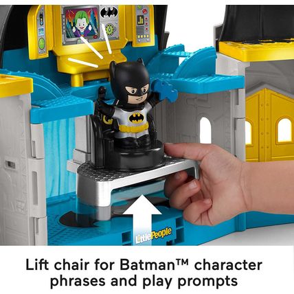 DC SUPER FRIENDS Fisher-Price Little People Toddler Toy Deluxe Batcave Playset w