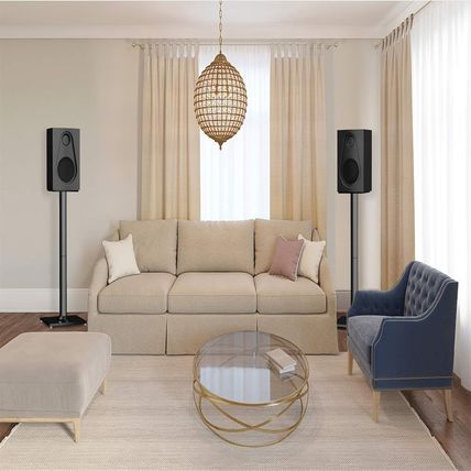 PERLESMITH Universal Floor Speaker Stands 26 Inch for Surround Sound, Klipsch, S