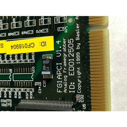 NEW BASLER FG1APCI V1.4 ANALOG FRAME GRABBER CF018904,ED012505 PCB CARD,Em