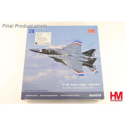 F-15E STRIKE EAGLE LIBERATOR 92-0364 48TH FW USAF 2022 -HOBBY MASTER HA4539 1/72