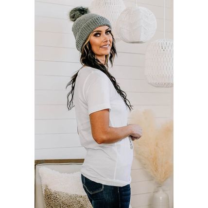 White Christmas Tree Graphic Tee