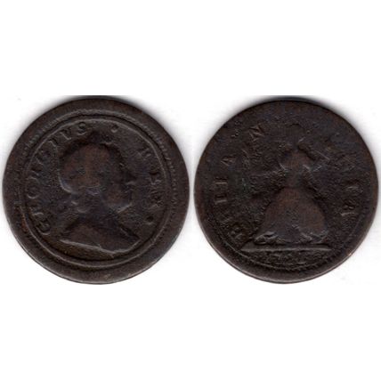 Great Britain. George I. Farthing 1721. dy21043