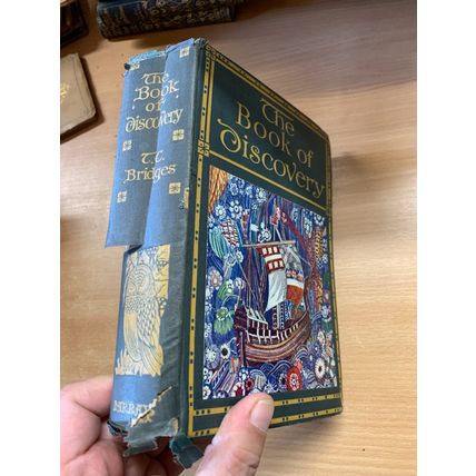 1931 "THE BOOK OF DISCOVERY" T C BRIDGES HISTORY ILLUSTRATED HARDBACK BOOK (P5)