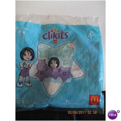 2004 McDonalds LEGO CLIKITS #4 STARS FRAME