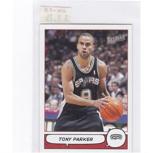 2004-05 Bazooka Basketball Tony Parker-Mini