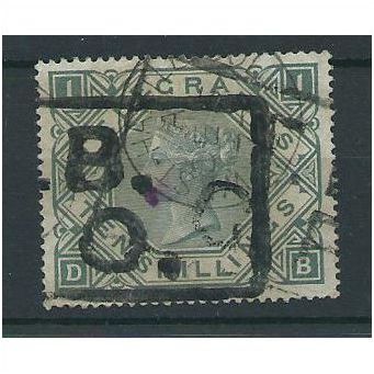 telegraph used 10/- cds and parcel canc. RARE sgt16 sg t16