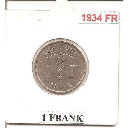 BELGIE 1 FRANK 1934 FR