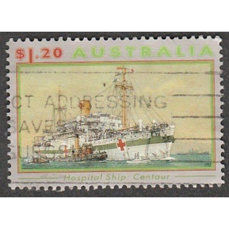 Australia 1993 WWll Naval Vessels $1-20c Value. Hospital Ship Centaur. Fine Used