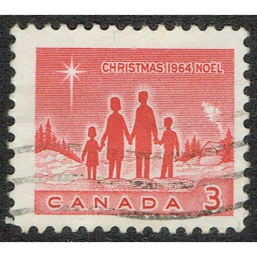 Canada 1964 Christmas 3c Scarlet SG560 GU