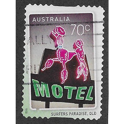 AUS 2015 70c (S/A) 'SIGN OF THE TIMES' FINE USED (EBID64-176)