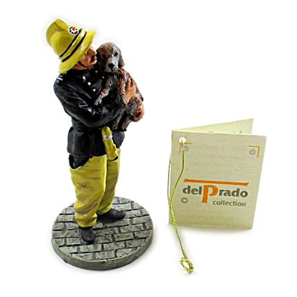 LONDON FIREFIGHTER+DOG, UK YEAR 1987 DELPRADO COLLECTION SCALE 1:32