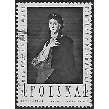 Mi 1104: 1 Zl. brown-black Polish Paintings.