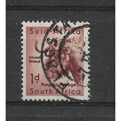 SouthAfrica.SG152 1d Black Wildebeest.Fine Used.Sept21n
