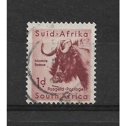 SouthAfrica.SG152 1d Black Wildebeest.Fine Used.Sept21s