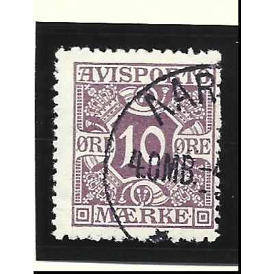 Denmark Stamp Scott #P15, Used