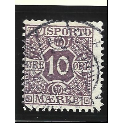 Denmark Stamp Scott #P4, Used