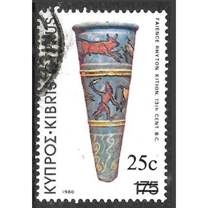 1983 Archaeological Treasures Stamps of 1980 Overprinted 25/175C/-Fine Used C6-2
