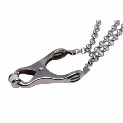Affix Triple Chain Nipple Rings Master Clip On Metal Chains Ring Nipples Sub Dom