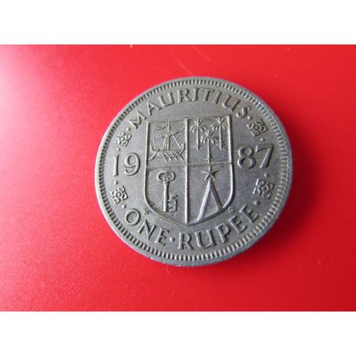1987 MAURITIUS 1 RUPEE - COIN - 2 FREE POST P
