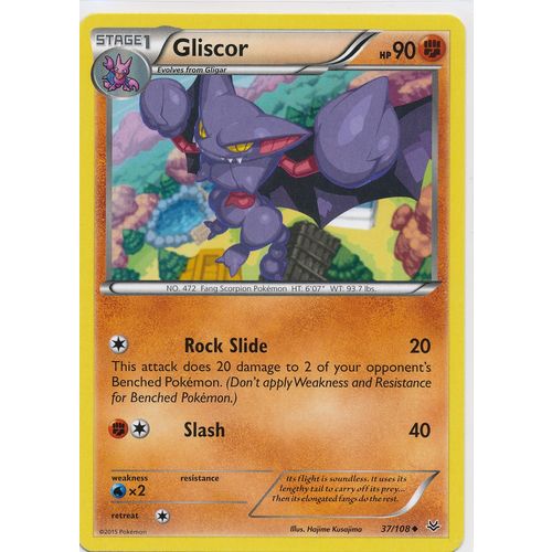 Pokemon Roaring Skies #37/108 Gliscor